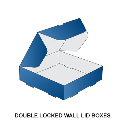 DOUBLE LOCKED WALL LID BOXES
